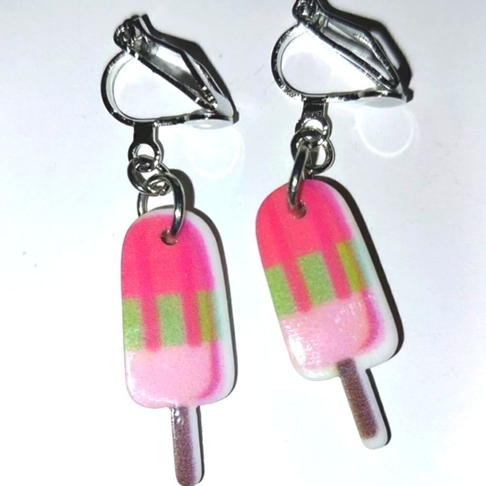 Super cute girls clip-on earrings - Picture 1 of 4